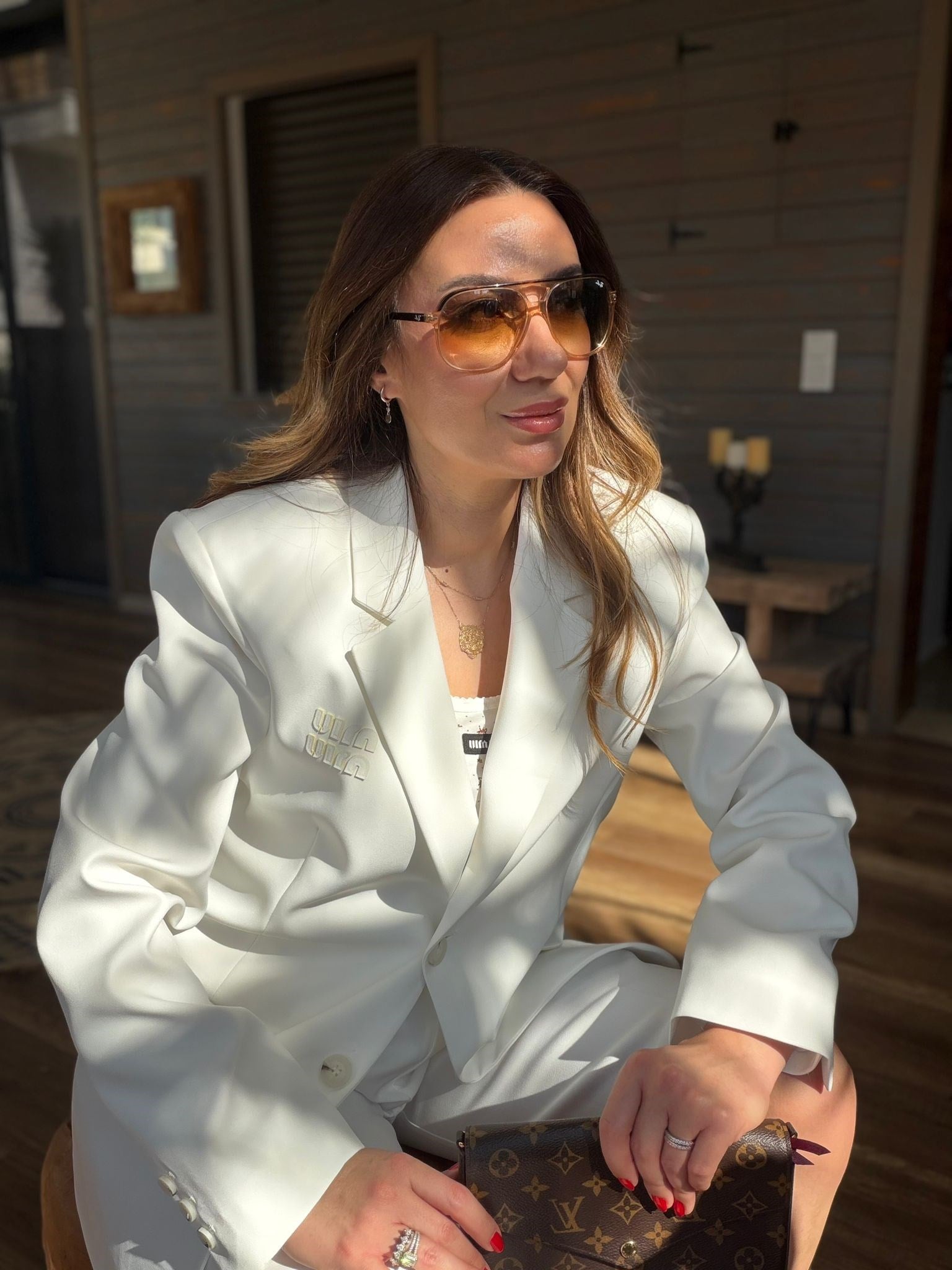 Aplikeli Nakışlı Oversize Ceket