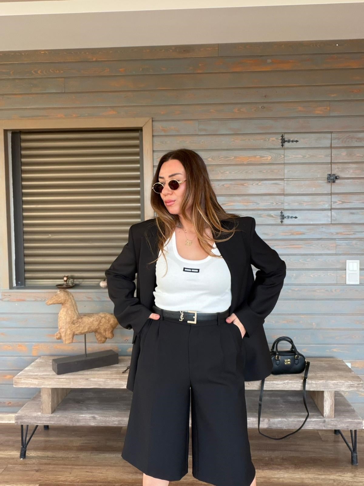 Aplikeli Nakışlı Oversize Ceket