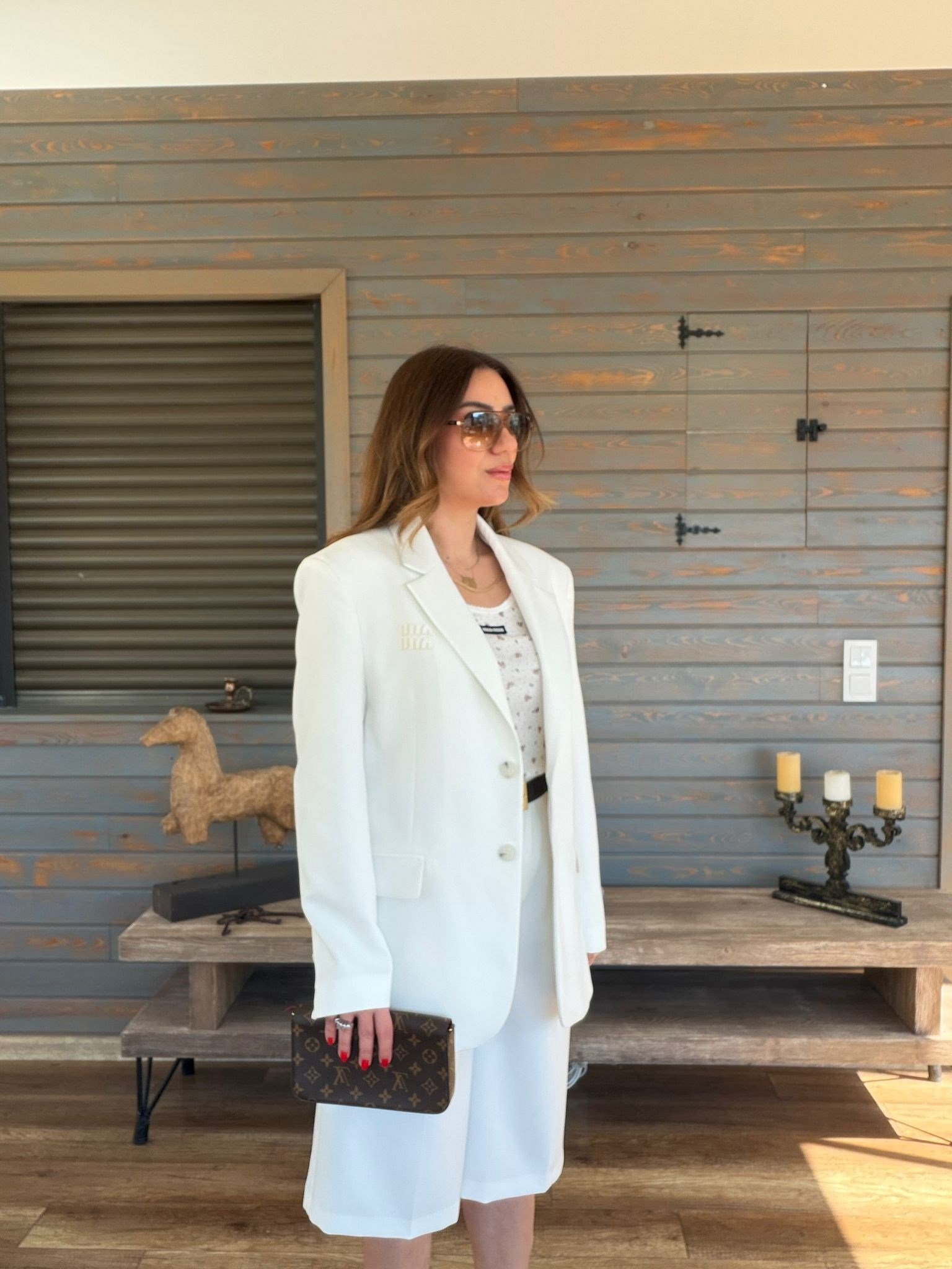 Aplikeli Nakışlı Oversize Ceket