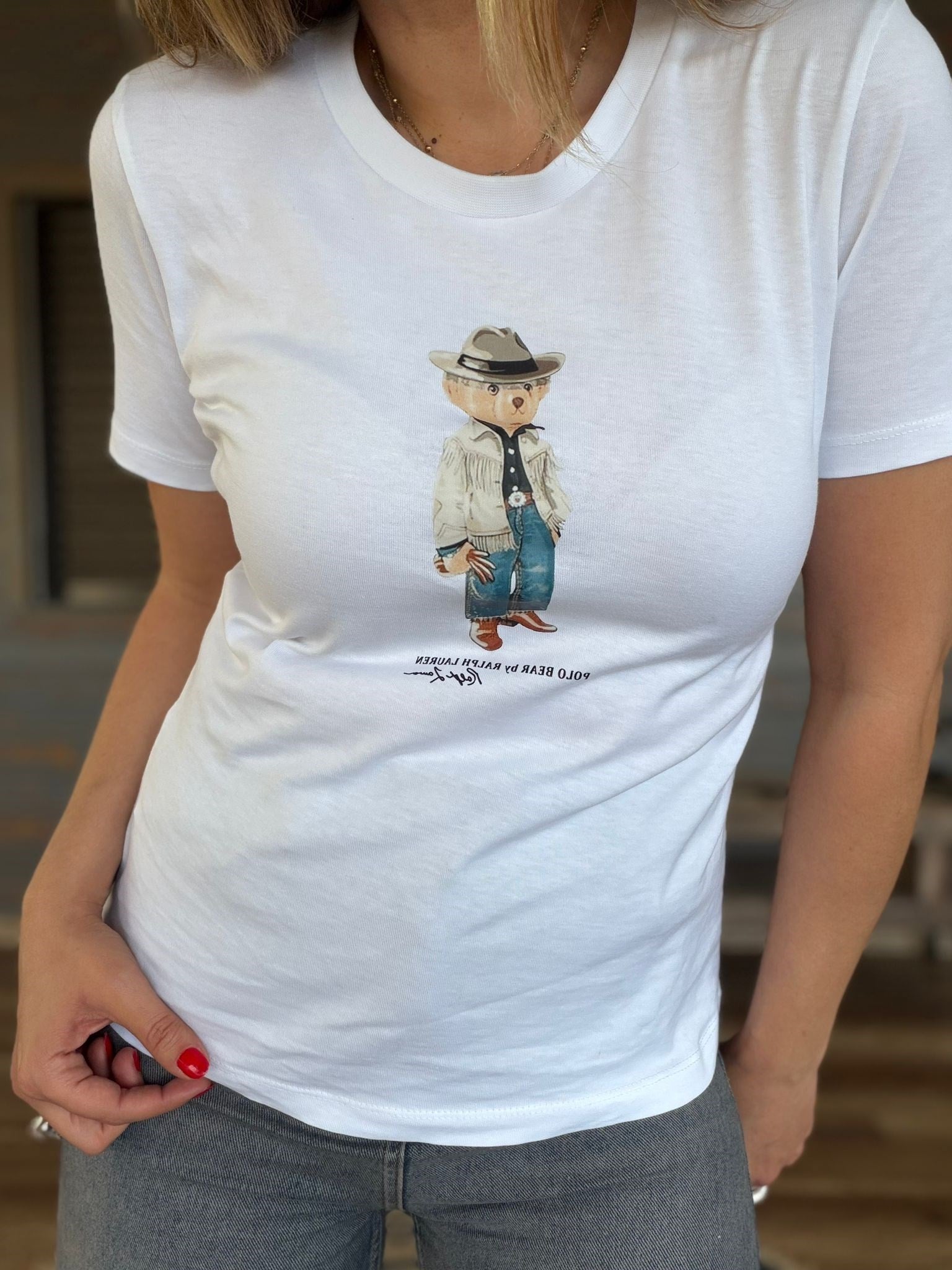 Göğüs Orta Baskı Logolu T-Shirt