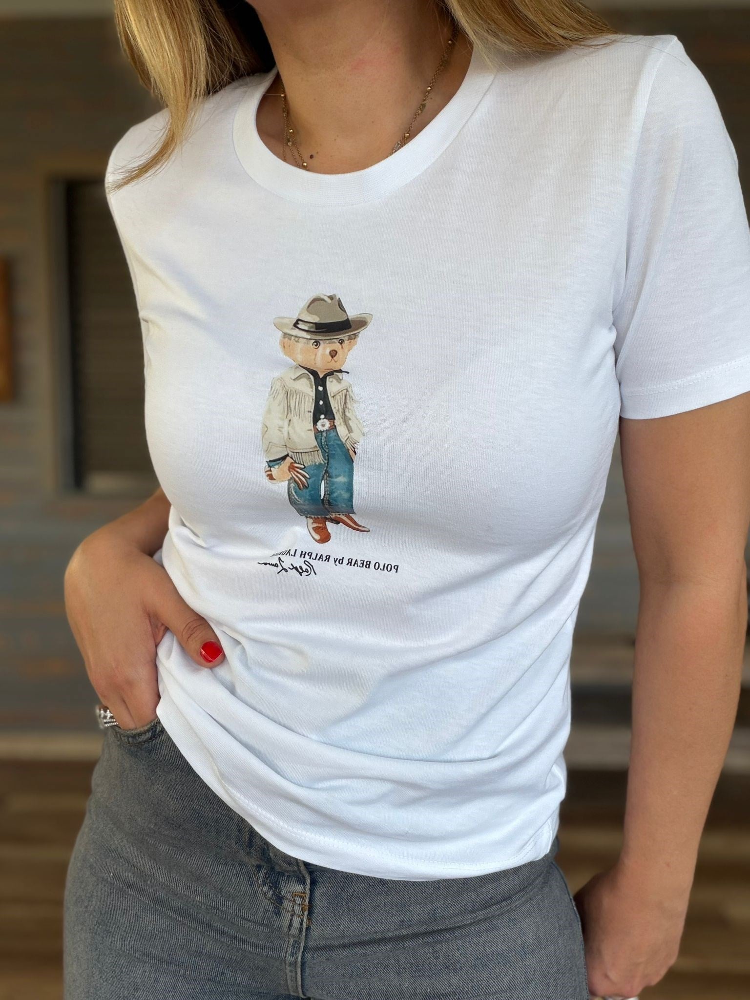 Göğüs Orta Baskı Logolu T-Shirt
