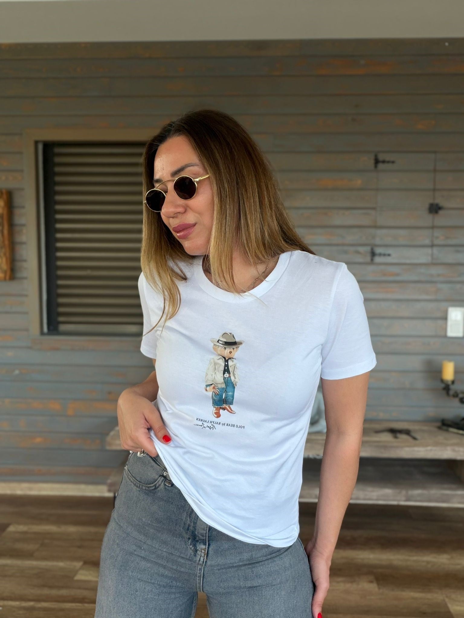 Göğüs Orta Baskı Logolu T-Shirt