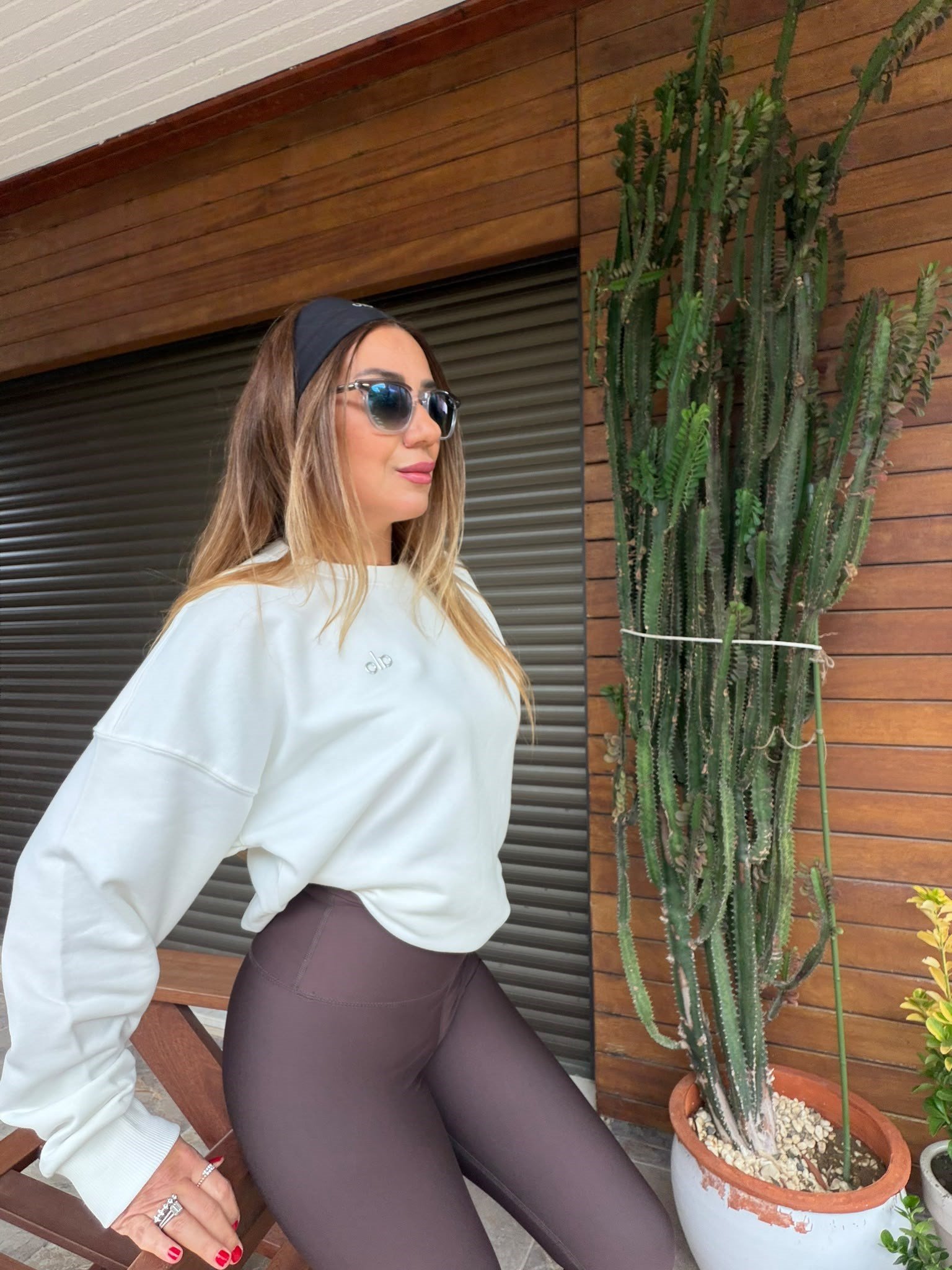 Gümüş Logolu Basic Sweatshirt