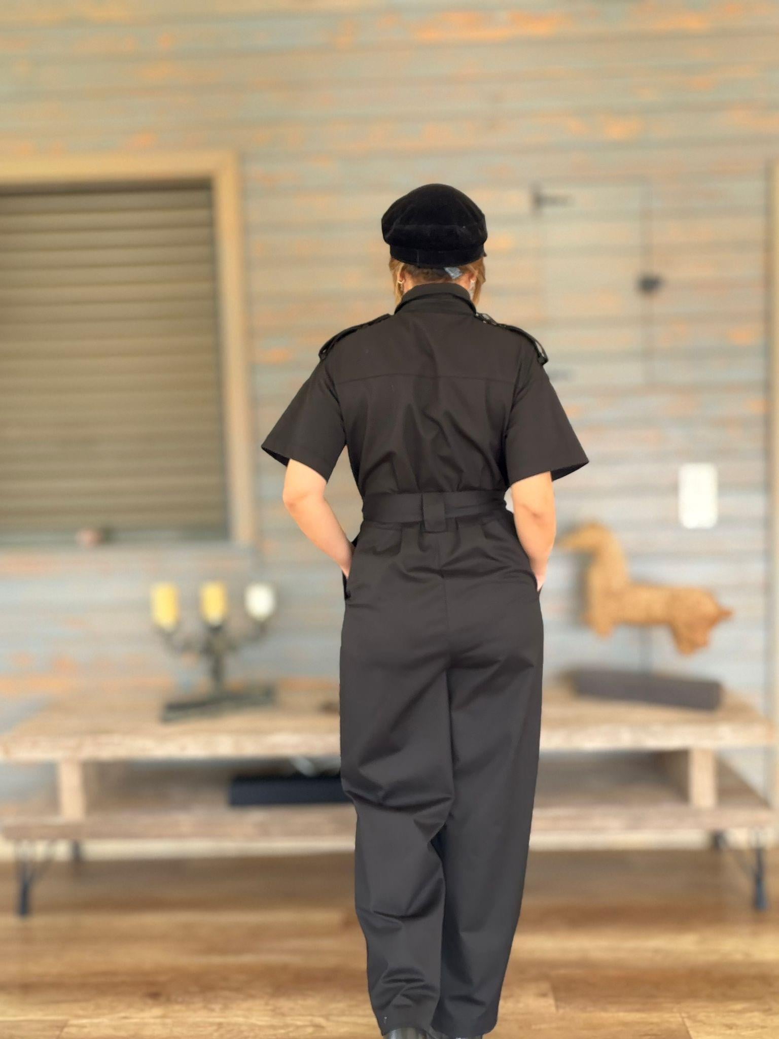 Kuşaklı Önü Düğmeli Tulum