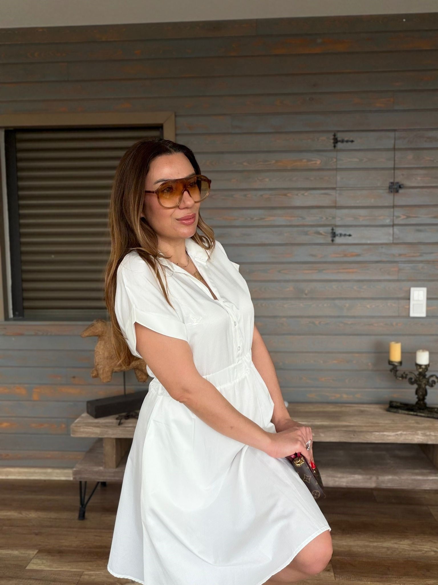 Marka Nakış Logolu Elbise