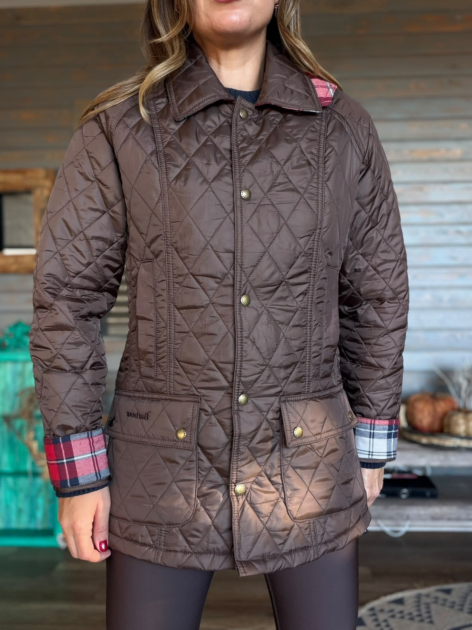 Modern Beadnell Kapitone Ceket