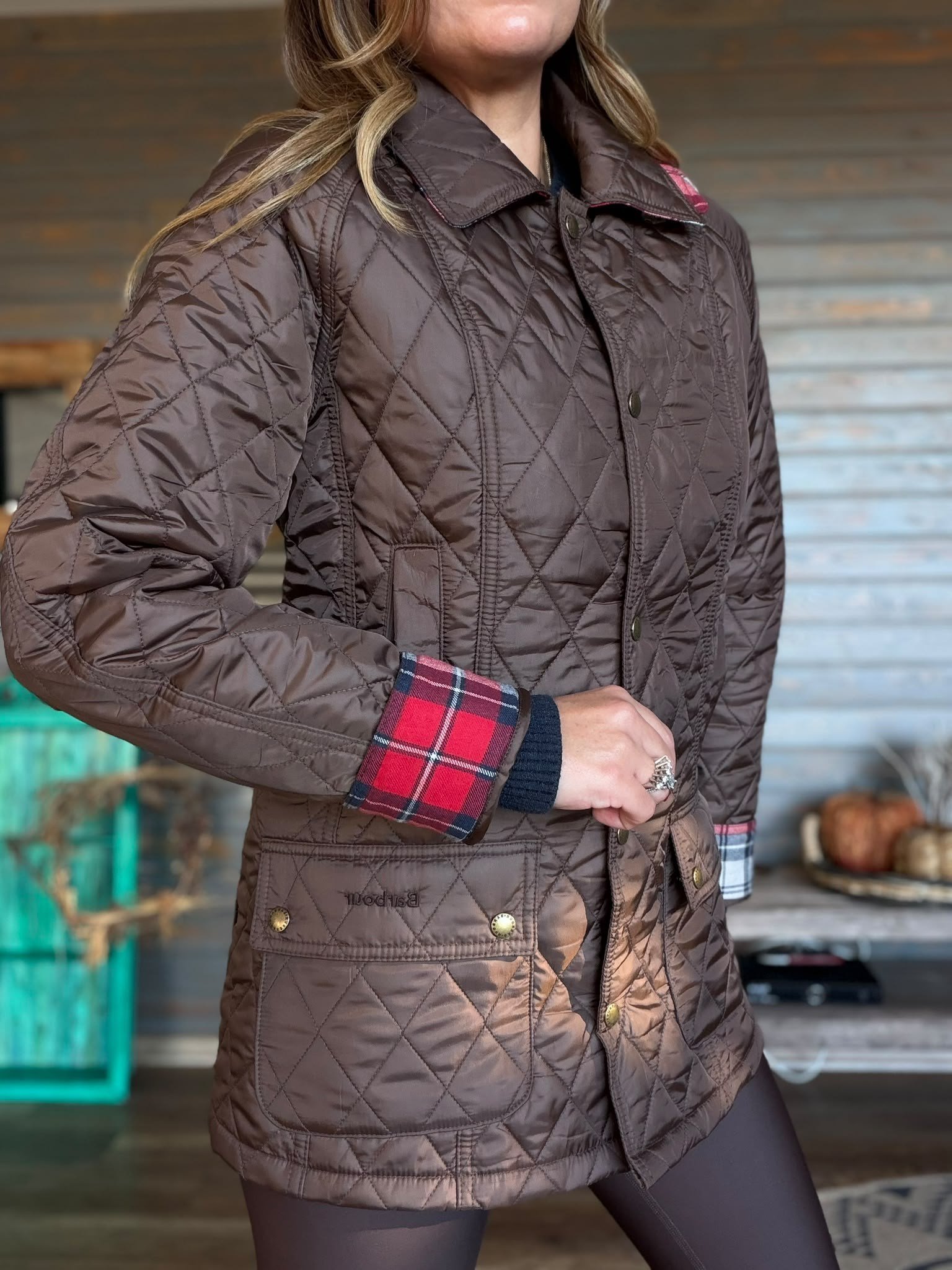 Modern Beadnell Kapitone Ceket