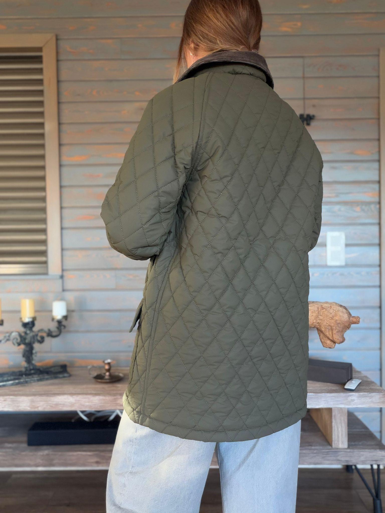 Modern Bedale Kapitone Ceket