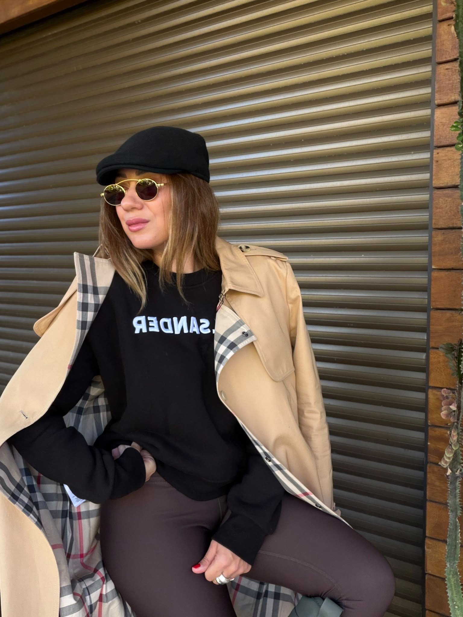 Nakış Gögüs Logolu Bisiklet Yaka Sweatshirt