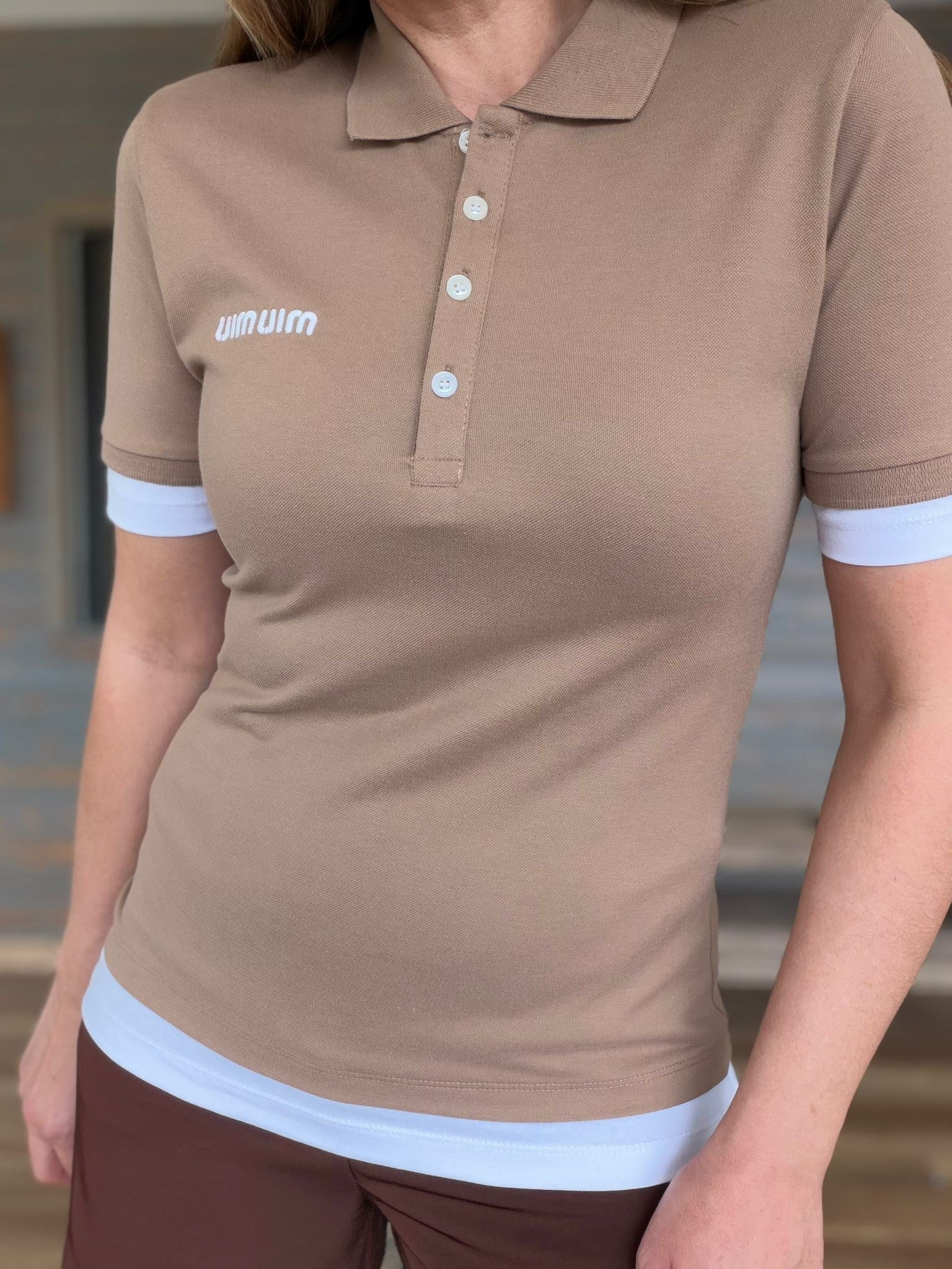 Nakış Logolu Yakalı T-Shirt