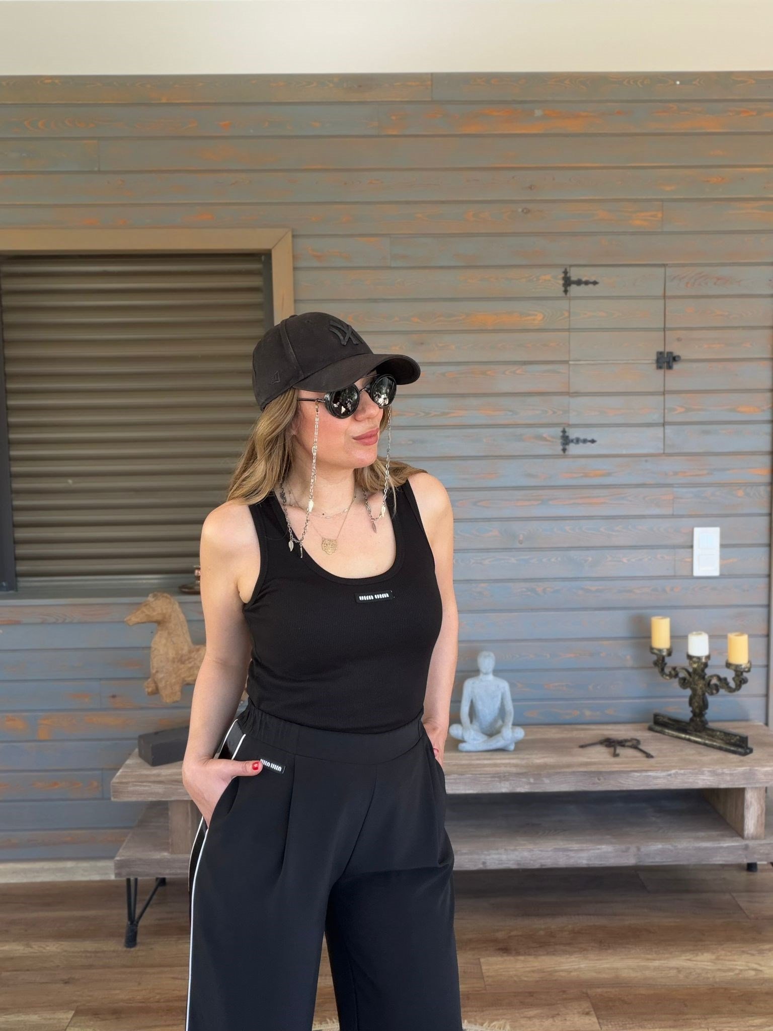 Ön Orta Triko Armalı Askılı Body