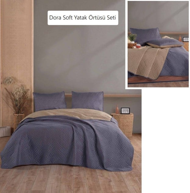 Dora Soft Yatak Örtüsü Model 2