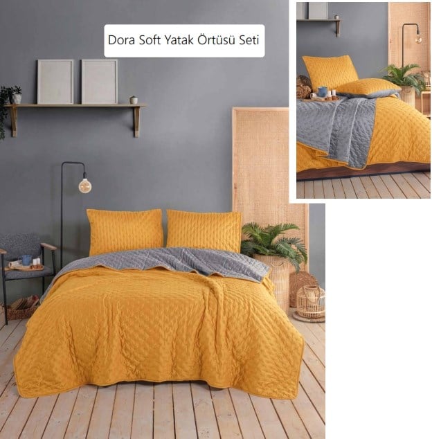 Dora Soft Yatak Örtüsü Model 3