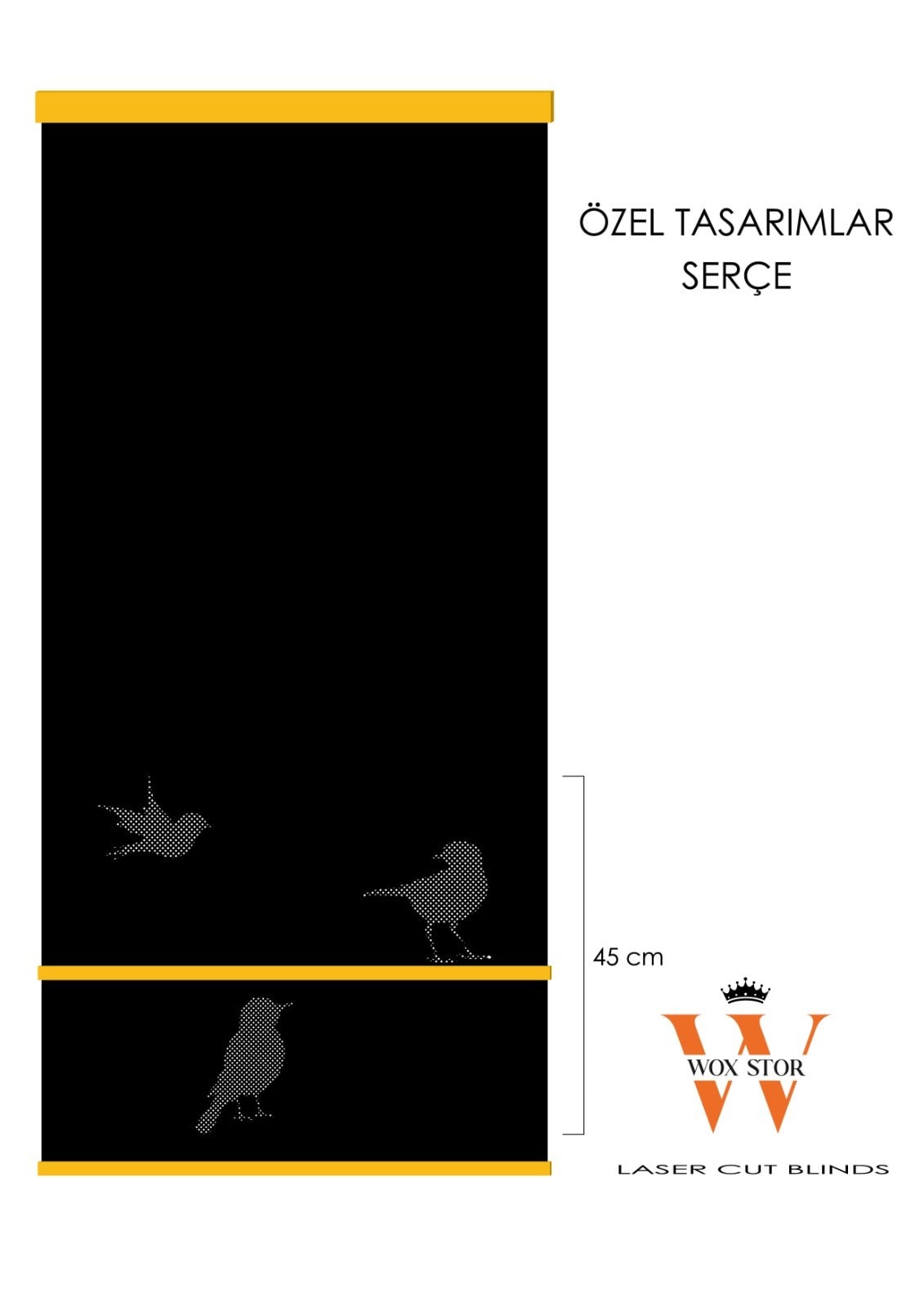 Lazer Kesim Özel Tasarım Serçe