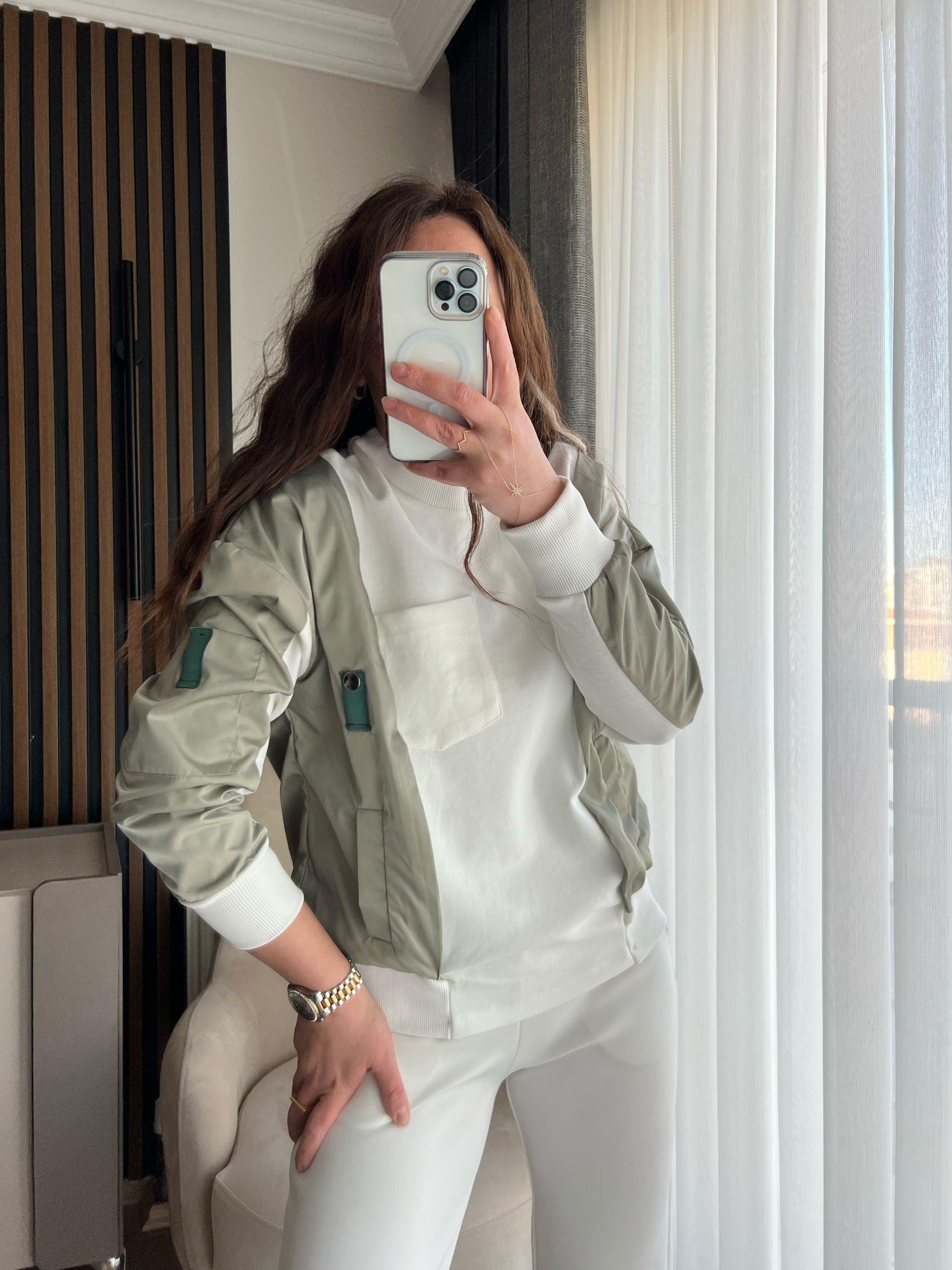 BEYAZ MİX SWEAT