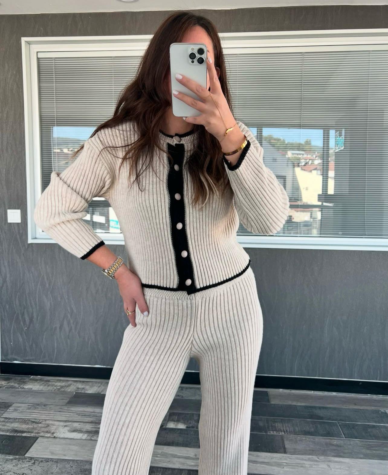 TRİKO TAKIM EKRU