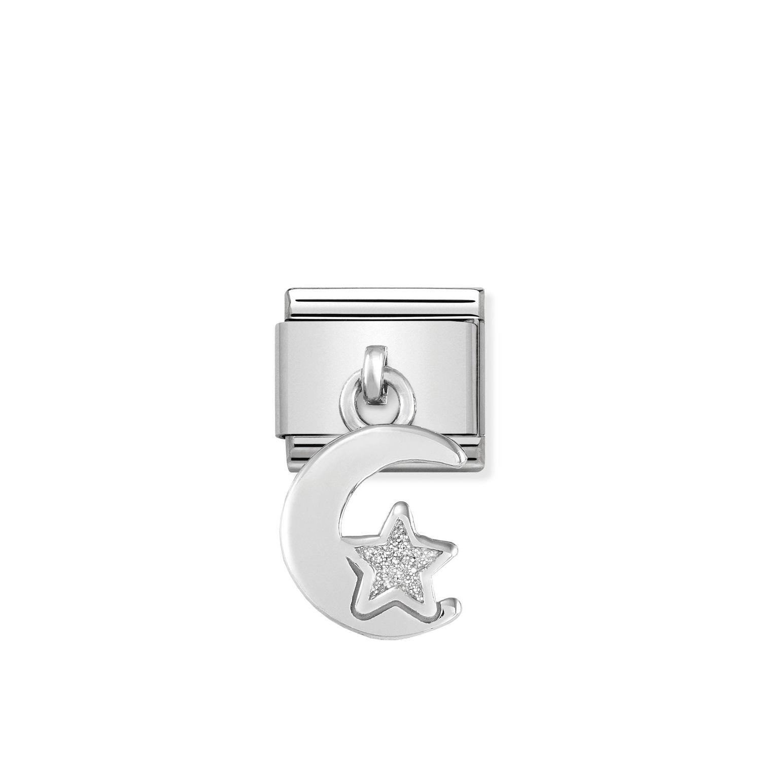 Composable Classic Ay ve Yıldız 925 Ayar Gümüş Charm