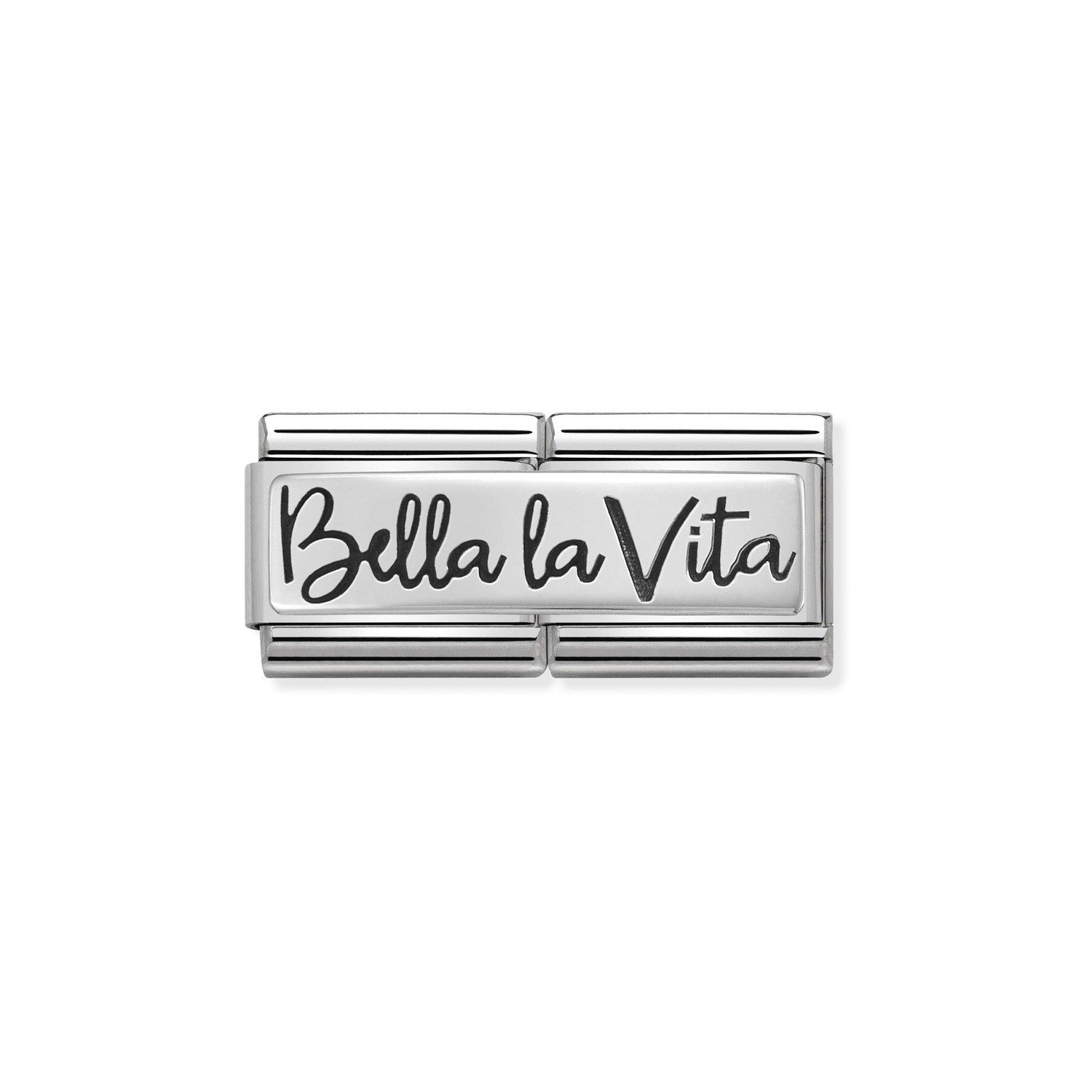 Composable Classic Çift Link Bella La Vita 925 Ayar Gümüş