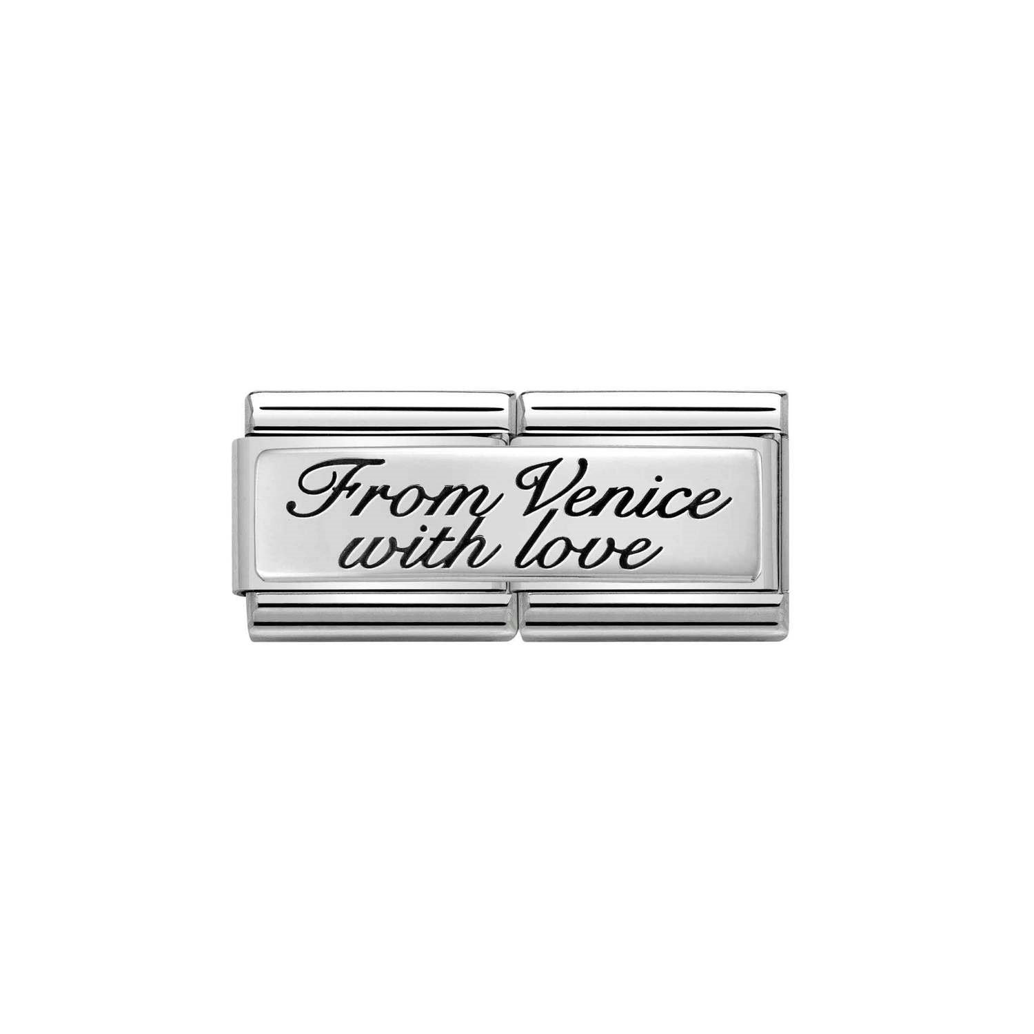 Composable Classic Çift Link From venice With Love 925 Ayar Gümüş
