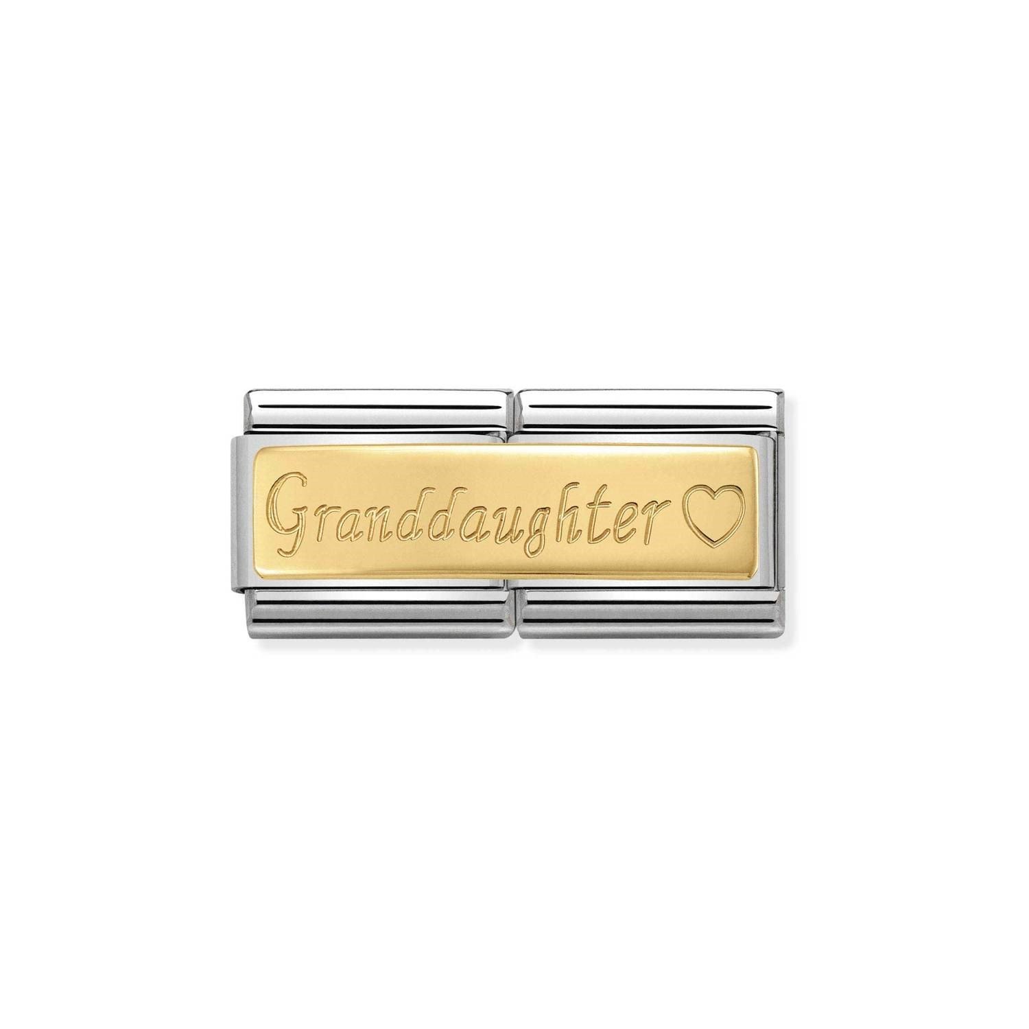 Composable Classic Çift Link Granddaughter 18 Ayar Altın