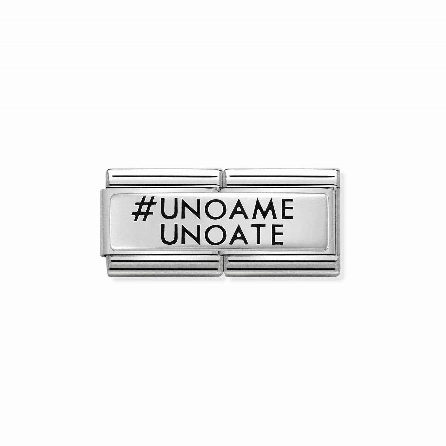 Composable Classic Çift Link Uno A Me Uno A Te 925 Ayar Gümüş