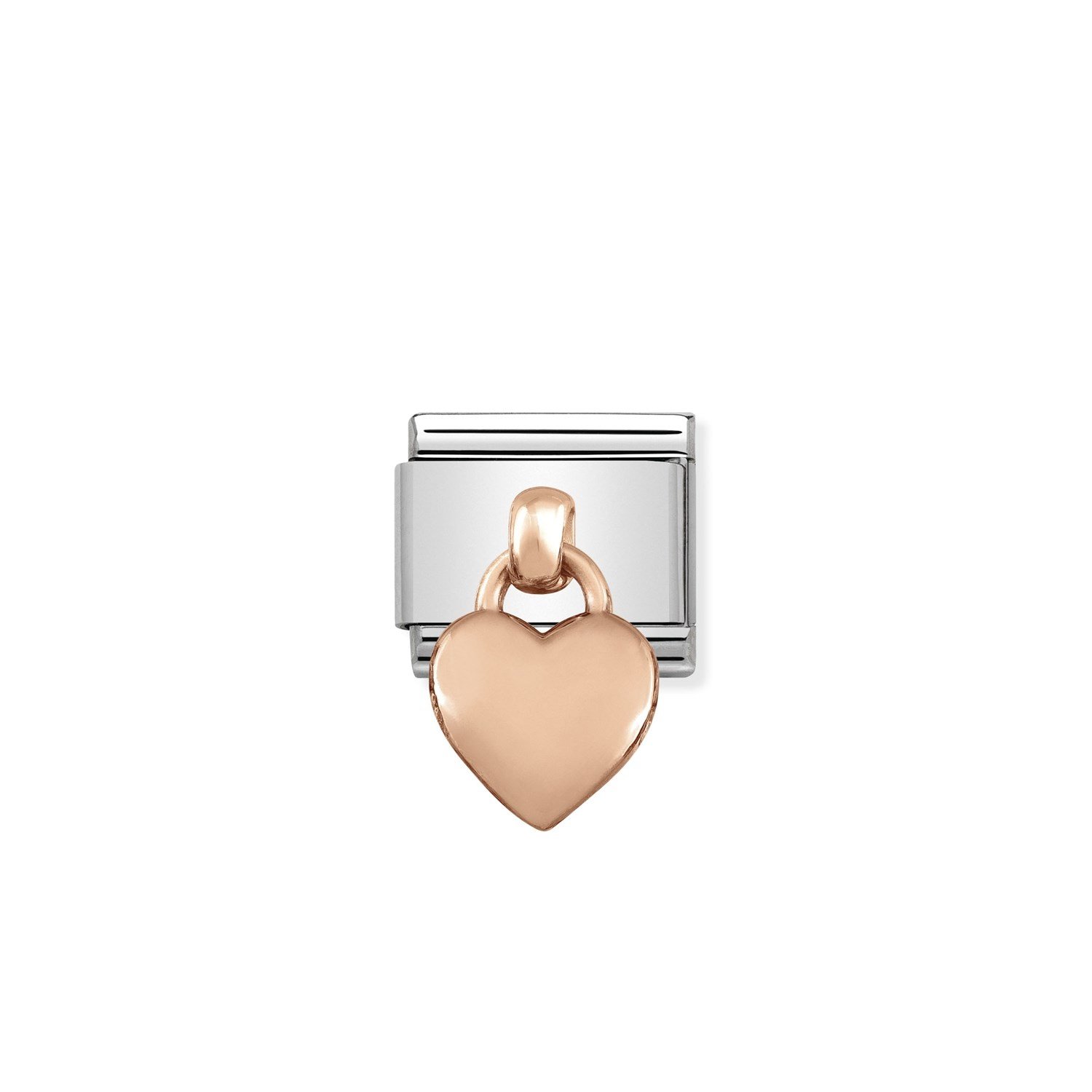Composable Classic Kalp 9 Ayar Rose Gold Charm