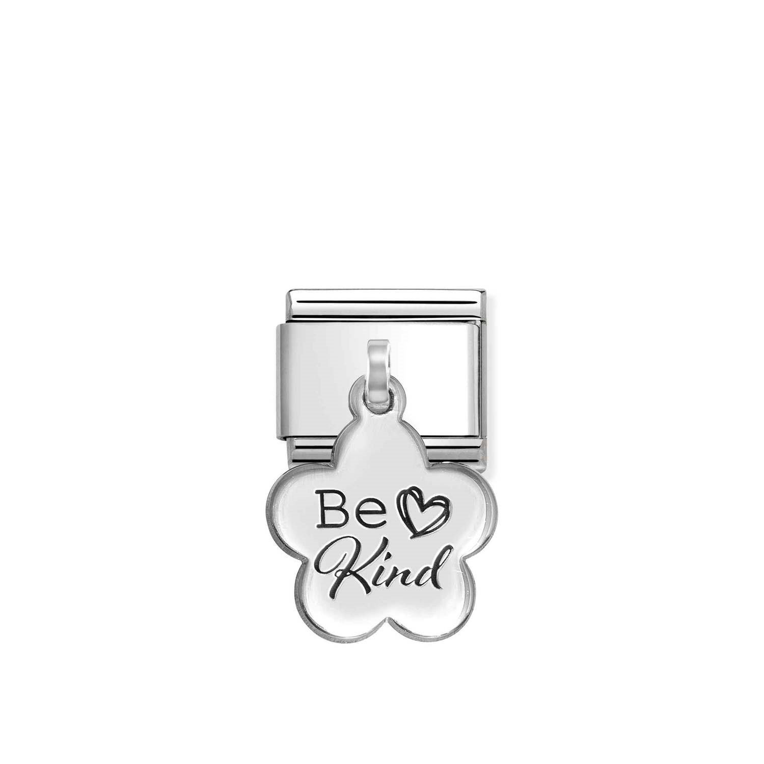 Composable Classic Link Be Kind 925 Ayar Gümüş Charm