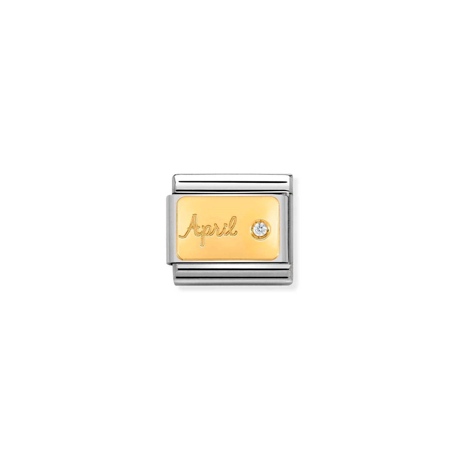 Composable Classic Link Diamond April 18 Ayar Altın