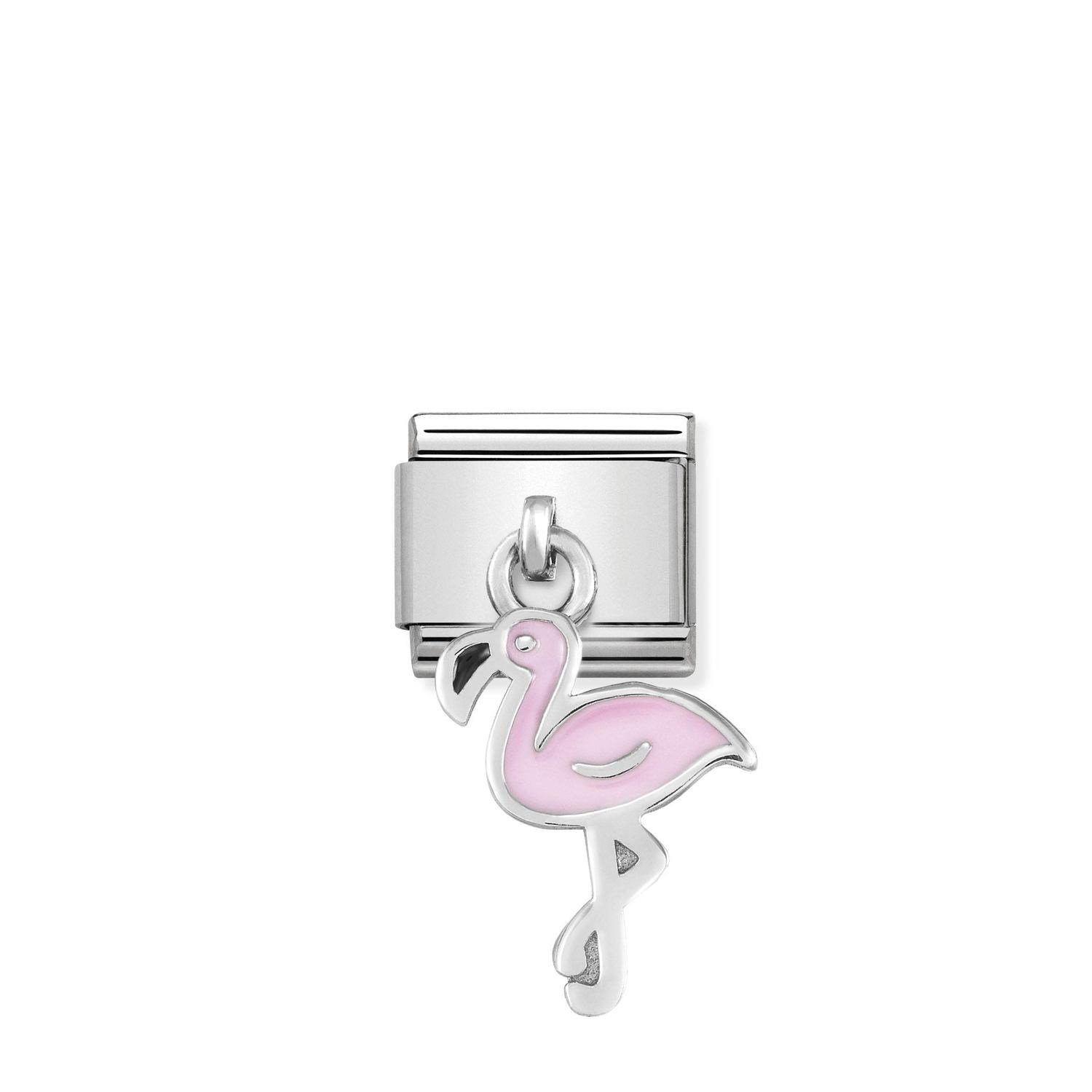 Composable Classic Link Flamingo 925 Ayar Gümüş Charm