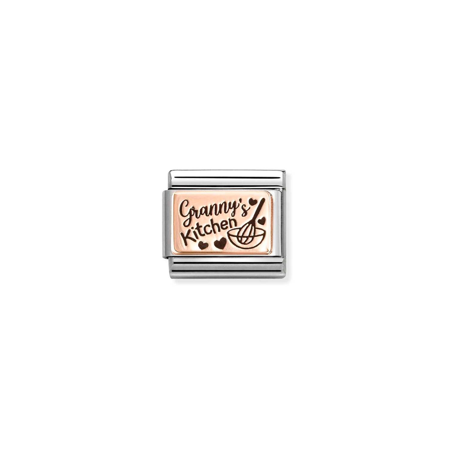 Composable Classic Link Grannys Kitchen 9 Ayar Rose Gold