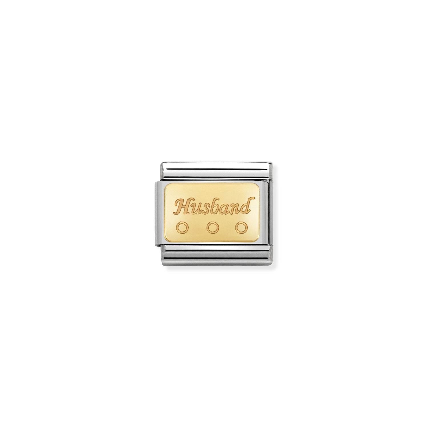 Composable Classic Link Husband 18 Ayar Altın