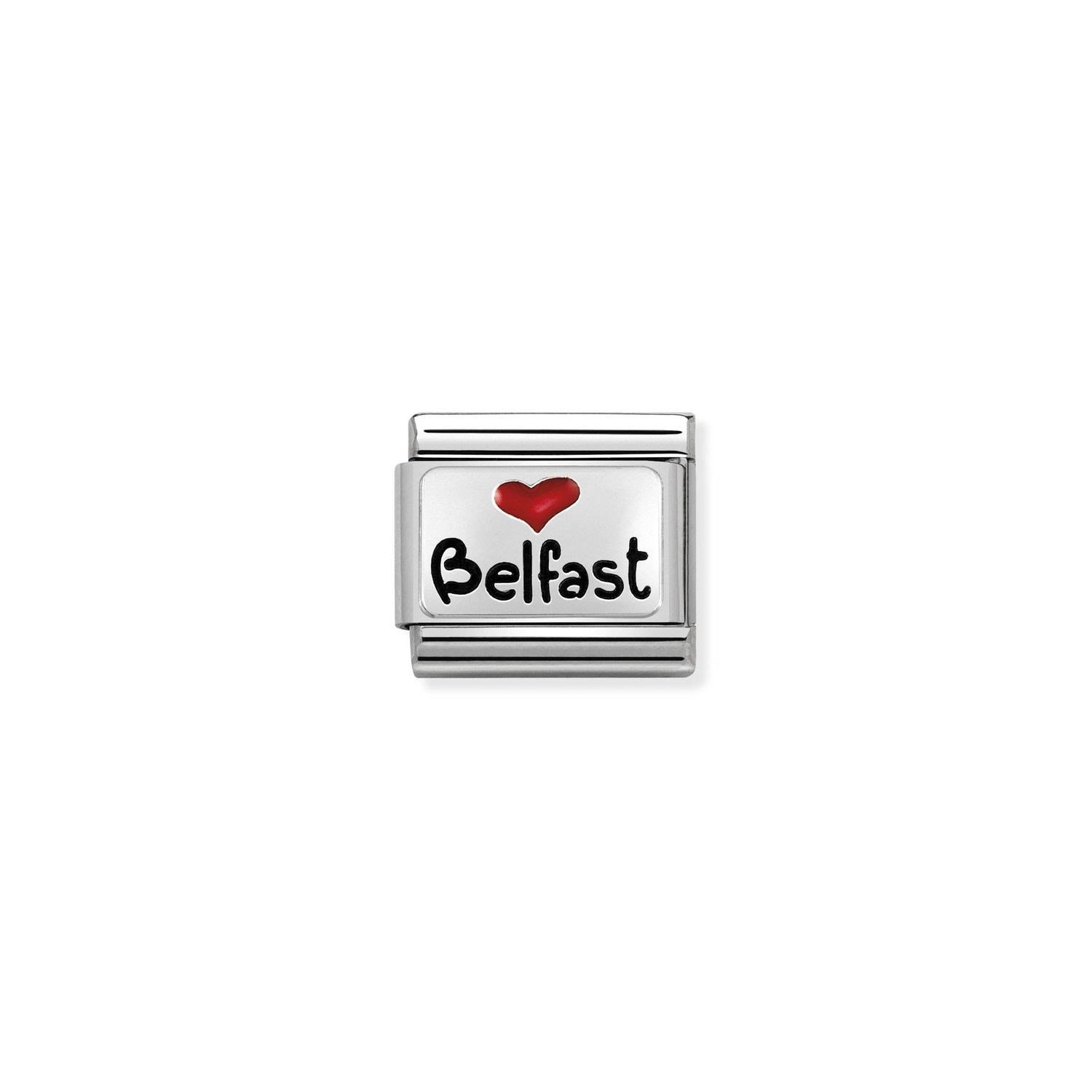 Composable Classic Link I Love Belfast 925 Ayar Gümüş