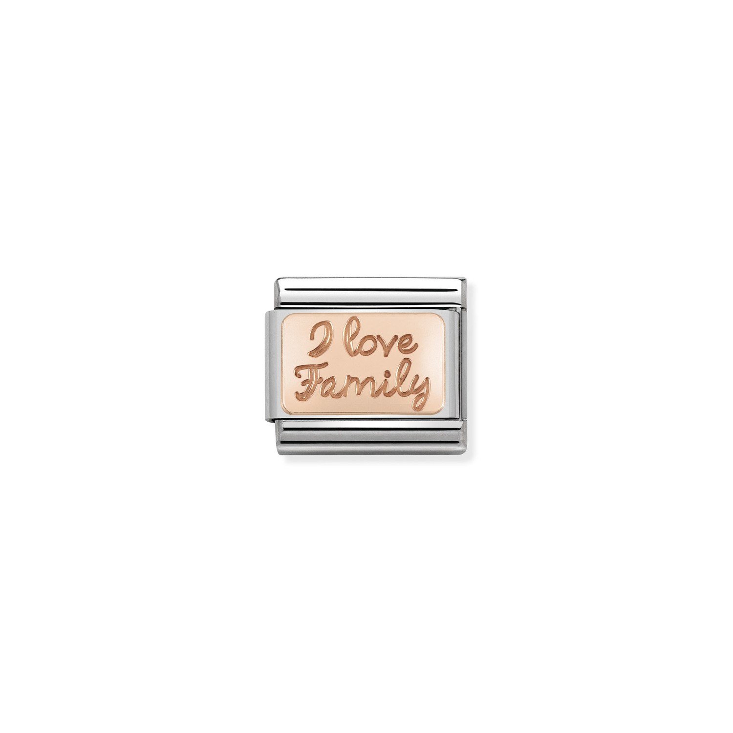 Composable Classic Link I Love Family 9 Ayar Rose Gold