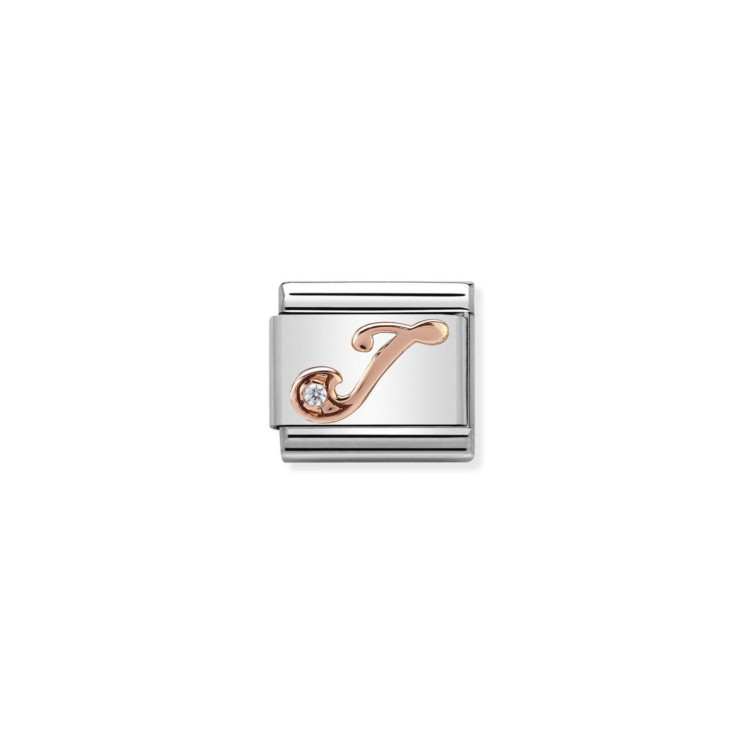 Composable Classic Link J Harfi 9 Ayar Rose Gold