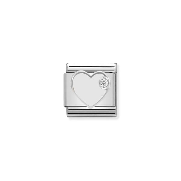 Composable Classic Link Kalp 925 Ayar Gümüş