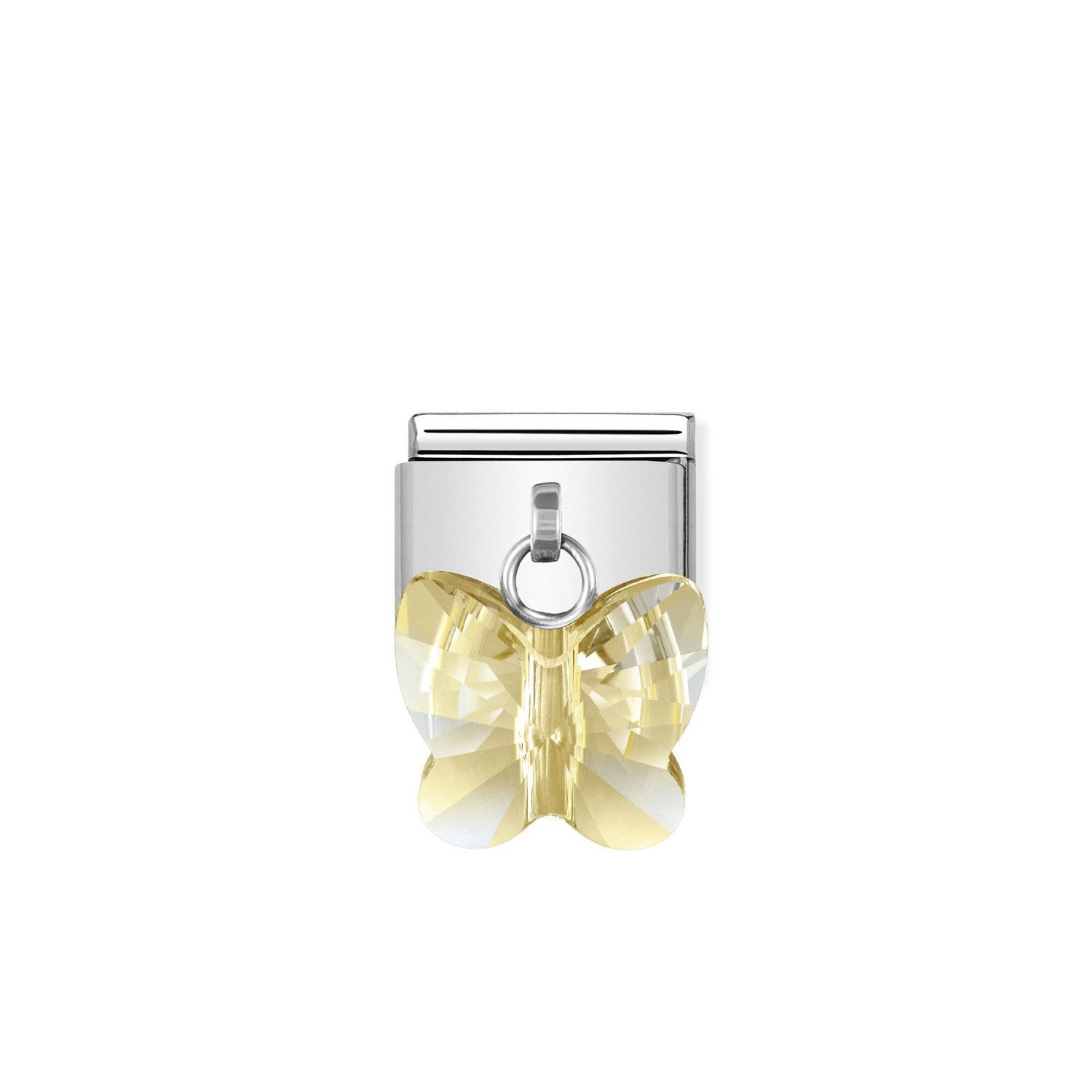 Composable Classic Link Kelebek Altın Rengi Charm  925 Ayar Gümüş