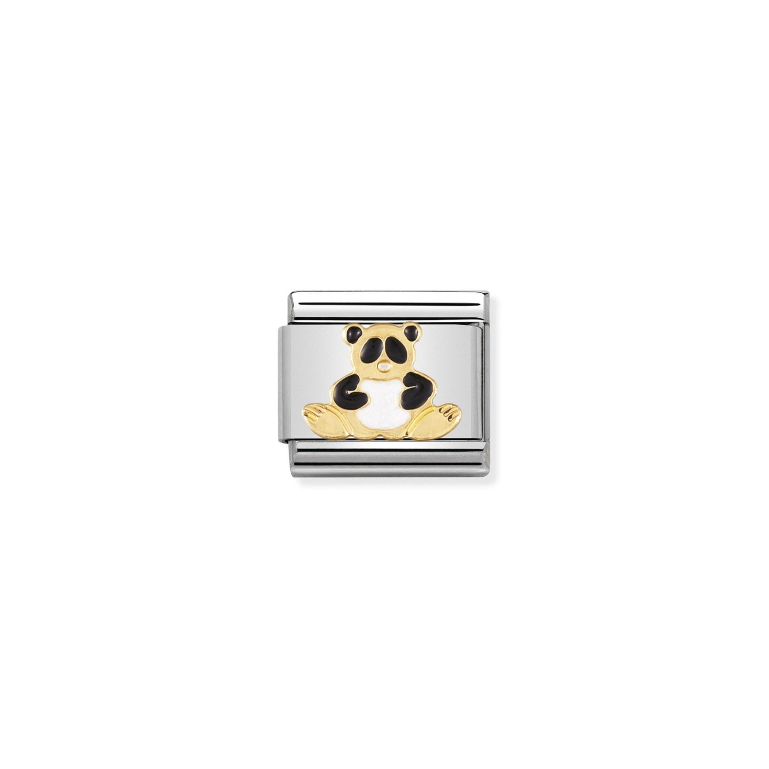 Composable Classic Link Panda Figürlü 18 Ayar Altın