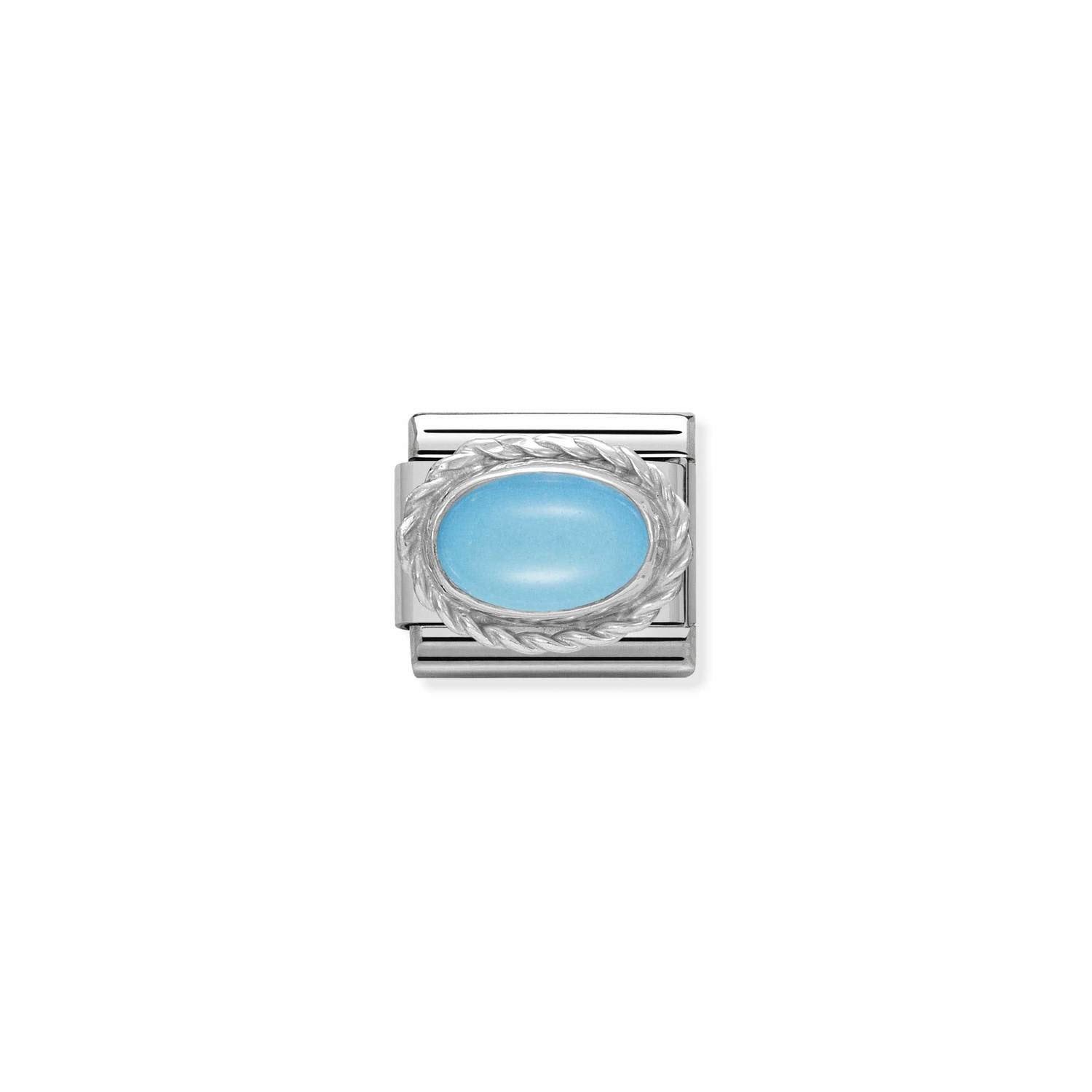 Composable Classic Link Turkuaz Taşlı 925 Ayar Gümüş