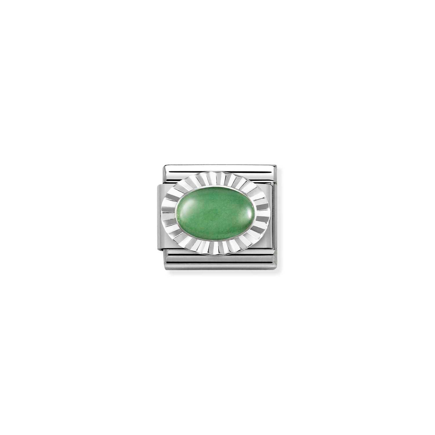Composable Classic Link Yeşil 925 Ayar Gümüş