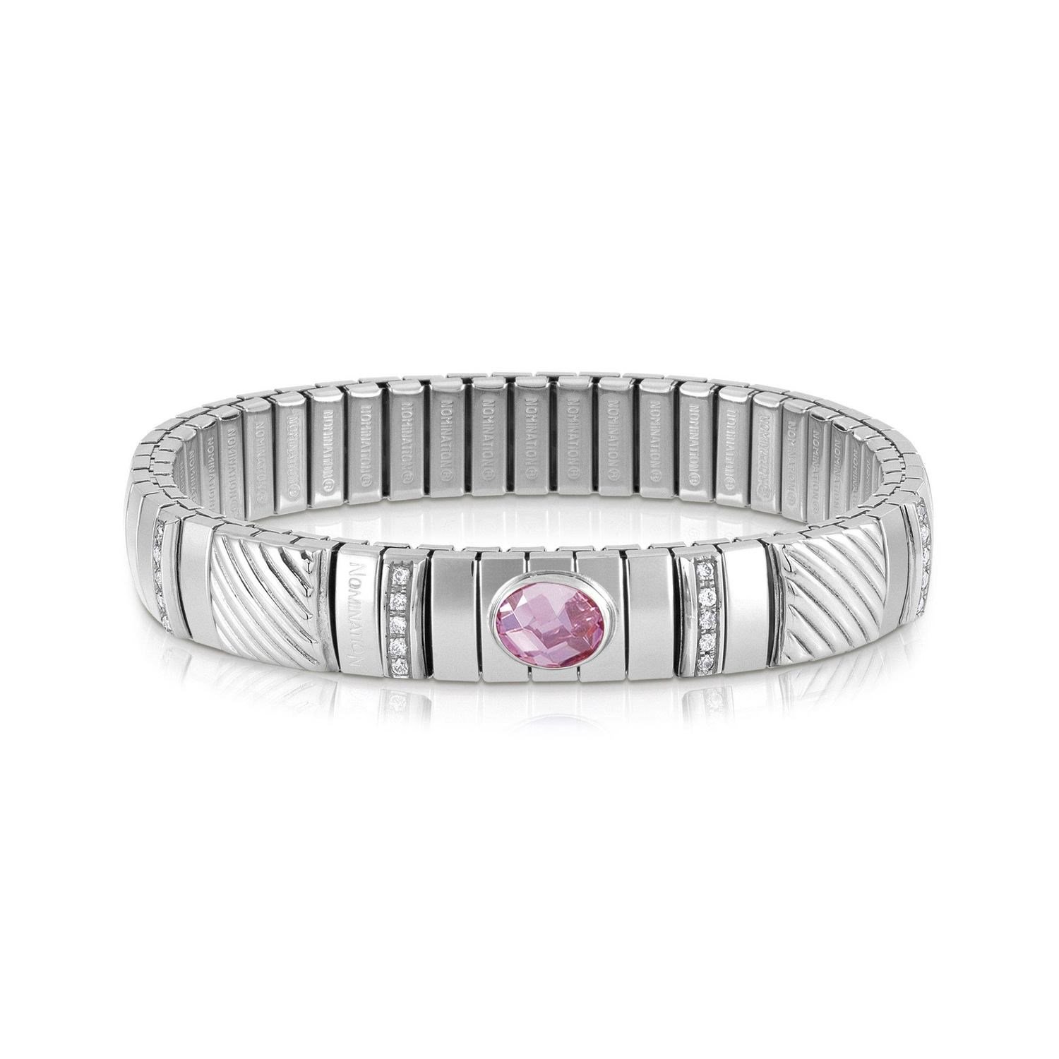 Extension 043334 003 Pembe Zirkon Taşlı 925 Ayar Gümüş Bileklik