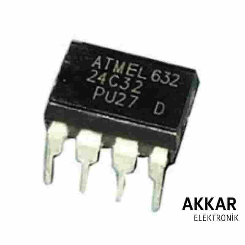 24C32 DIP-8 EEPROM Entegresi