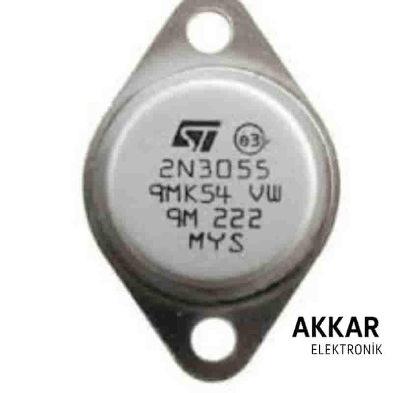 2N3055 Transistör Bjt TO-3 NPN 70V 15A