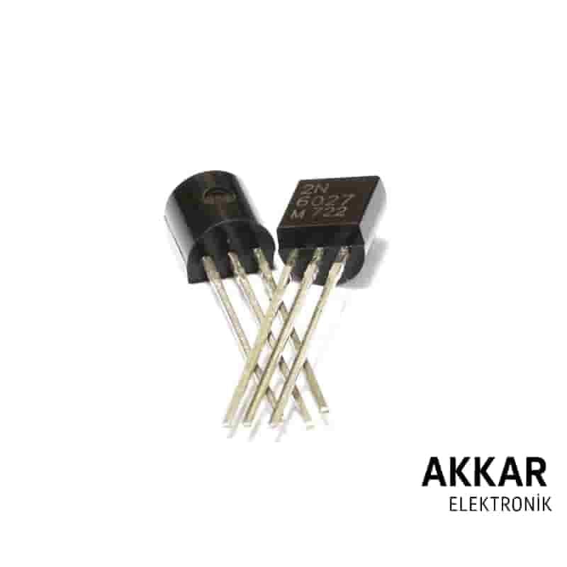 2N6027 Transistör Ujt TO-92