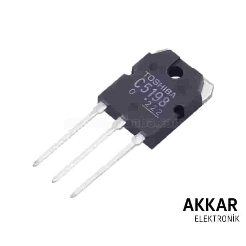 2SC5198 TO-3PN 10A 140V 100W NPN TRANSISTOR ORİJİNAL