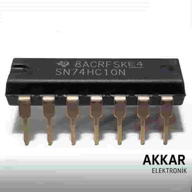 74HC10 DIP-14 Invertör ve Kapı Entegresi