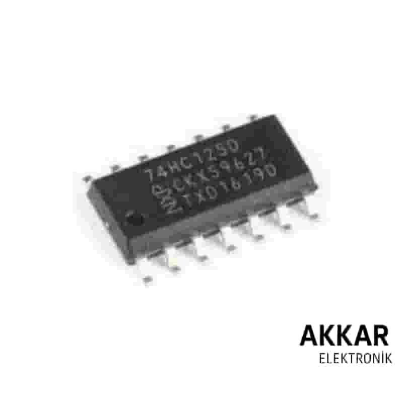 74HC125 SOIC-14 SMD Buffer / Line Driver Entegresi