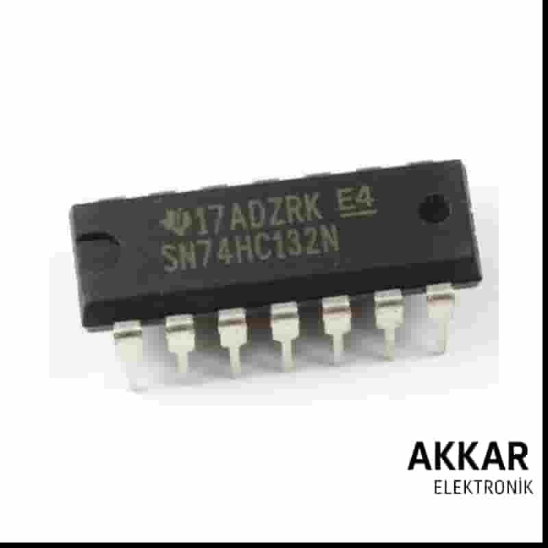 74HC132 DIP-14 Invertör ve Kapı Entegresi