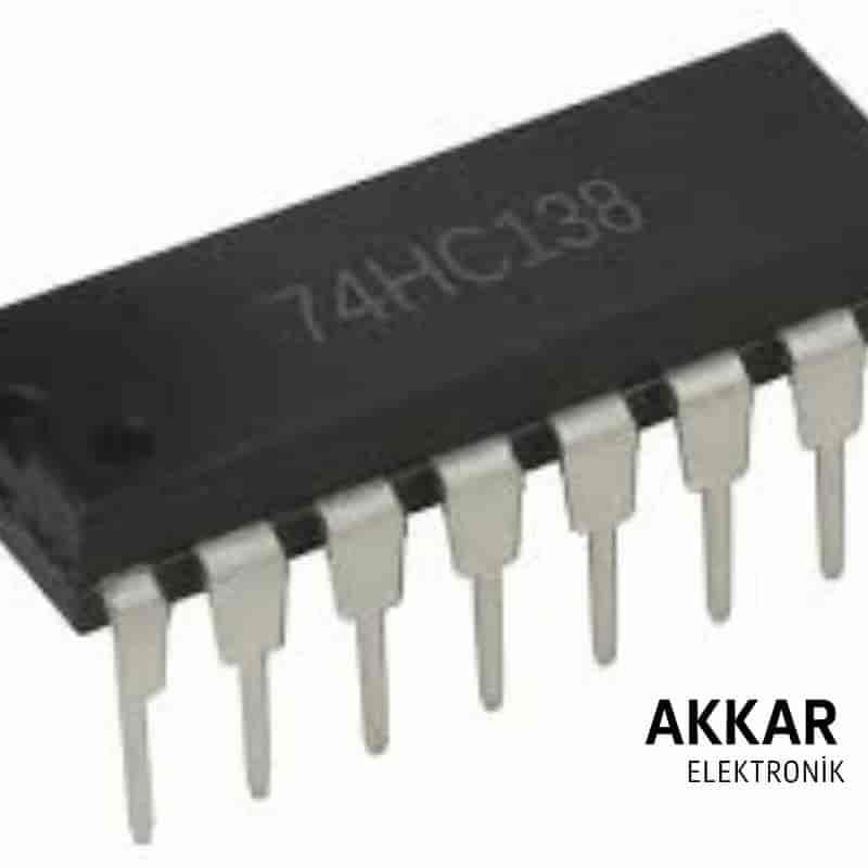 74HC138 DIP-16 Decoder Demultiplexer Entegresi