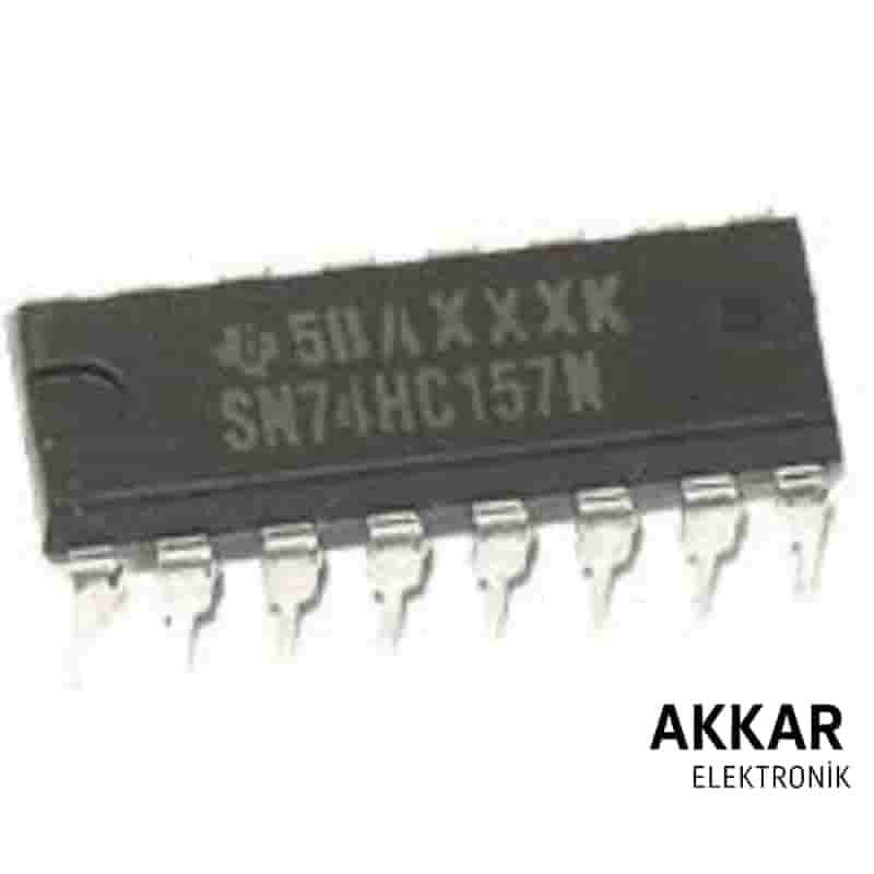 74HC157 DIP-16 Multiplexer Demultiplexer Entegresi