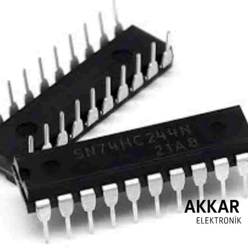 74HC244 DIP-20 Buffer Line Driver Entegresi